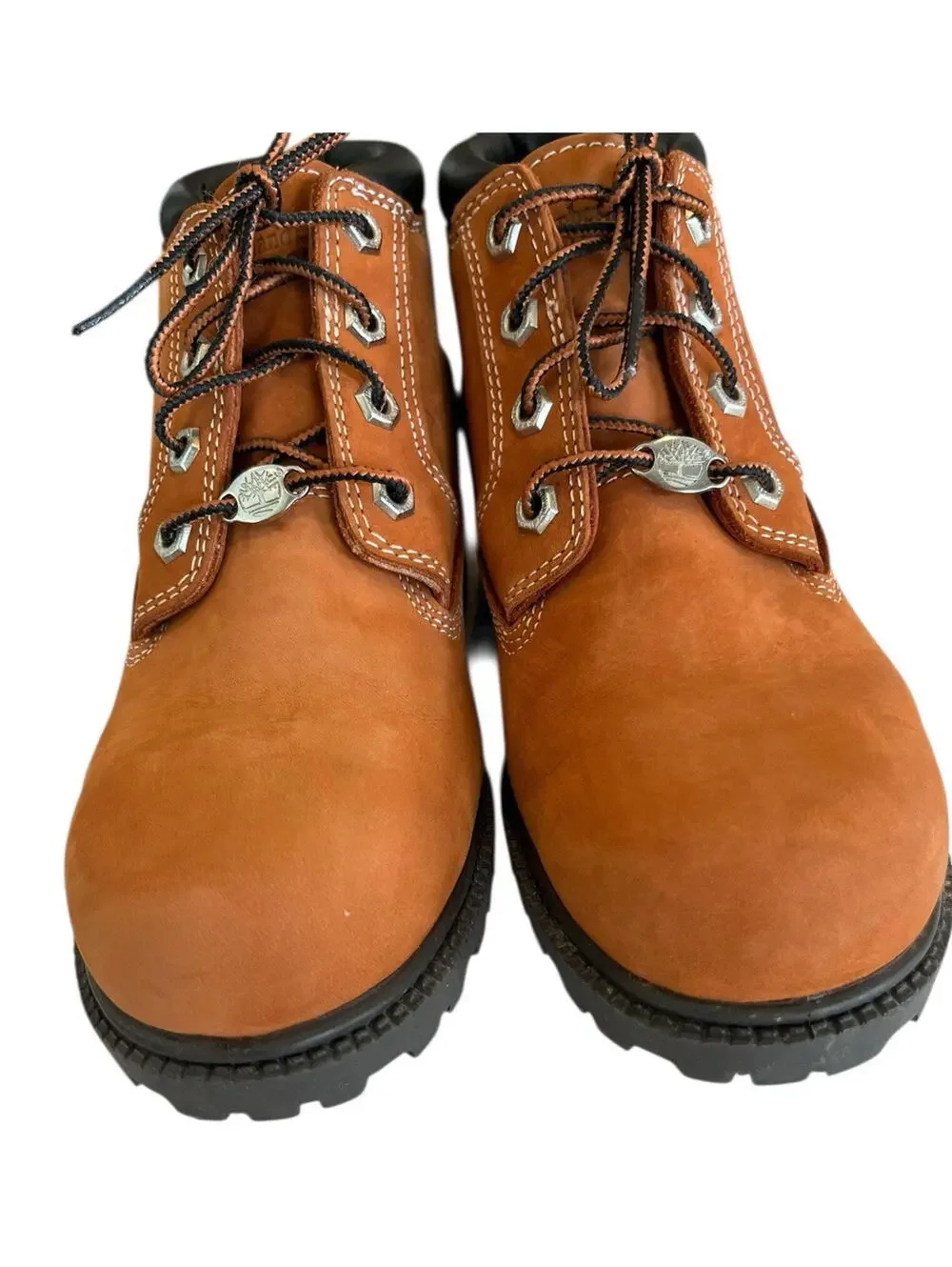 Timberland Boot Chukka Mens Sz 8 NWOT Heritage Waterproof Orange Ankle